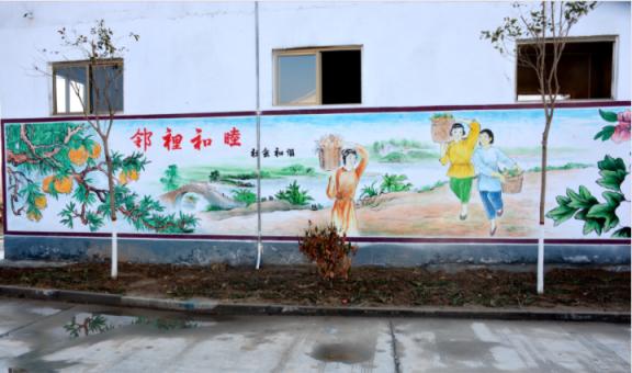 南丰乡镇文化墙 乡风文明焕发新活力