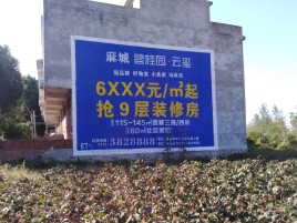 南丰墙体广告的好处